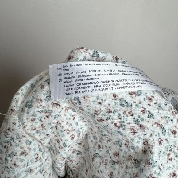 Zara Womens Xsmall Floral Ditsy Skort - Picture 8 of 11